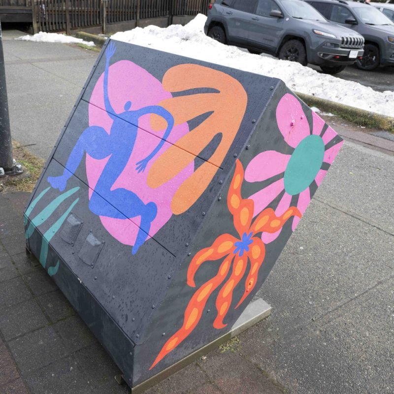 Squamish Public Art 7 Happy Bins