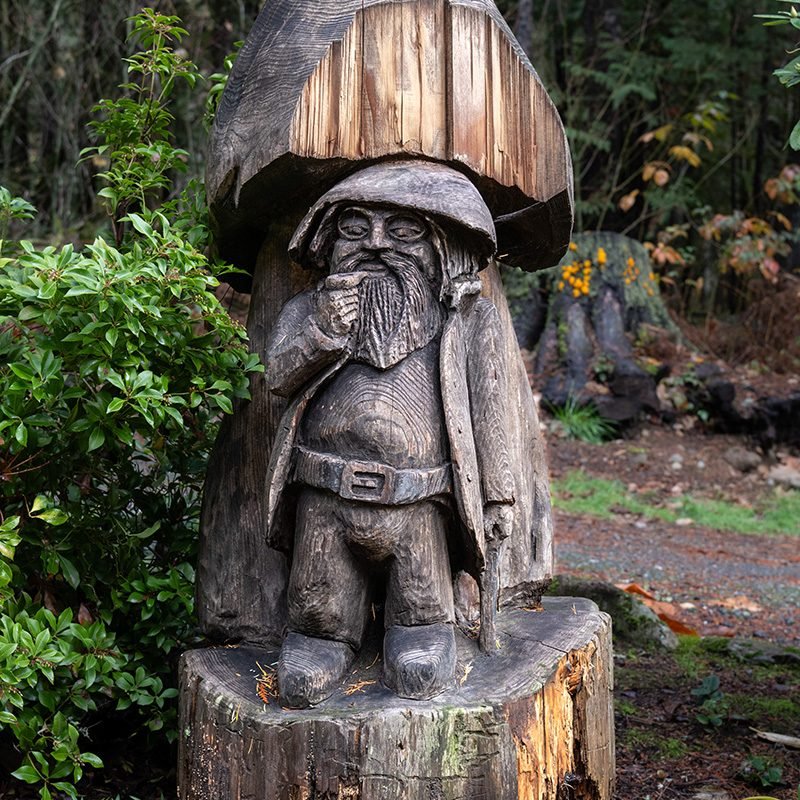 Squamish Public Art Mushroom Gnome Ryan Cook3