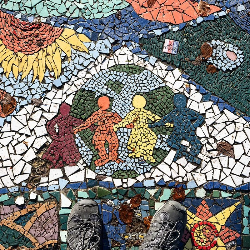 Squamish Public Art Rainbow Mosaic Glen Andersen
