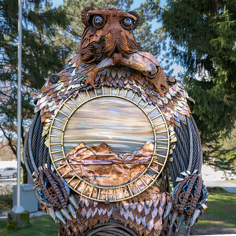 Squamish Public Art Scavenger Bear Joe Sauve