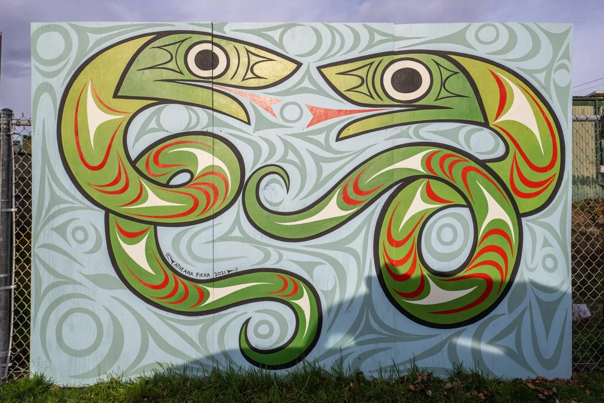 Squamish Public Art Two Serpents DT7