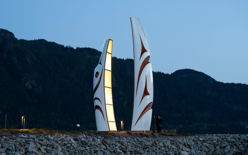 Squamish Public Art Welcome Gate James Harry2